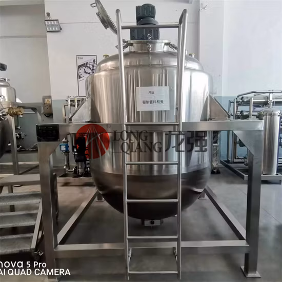 Disponibile certificato del recipiente a pressione del serbatoio del reattore in acciaio inossidabile