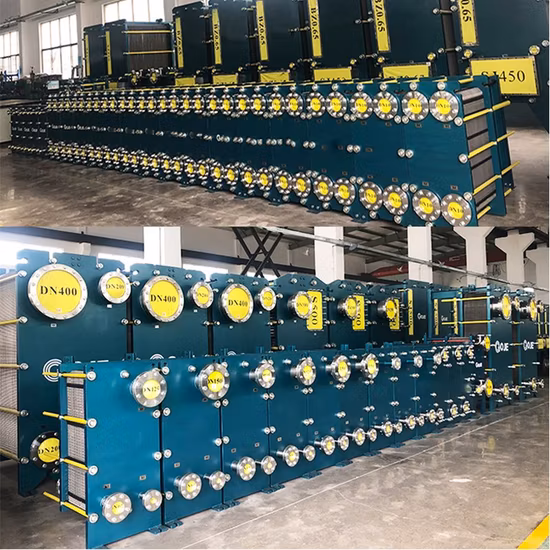 Scambiatore di calore a piastre in acciaio inossidabile a vapore sanitario industriale ad alta efficienza per uso alimentare di prezzo di fabbrica in Cina per pastorizzazione acqua/olio/latte